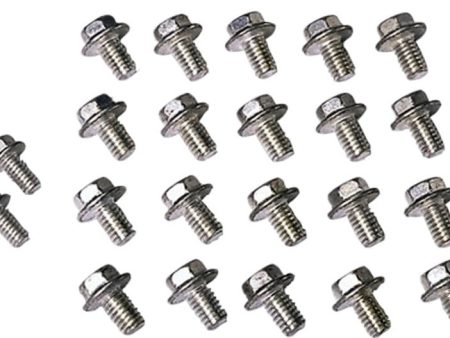 Moroso Chevrolet Small Block Oldsmobile Self Locking Oil Pan Bolts - Set of 18 For Cheap